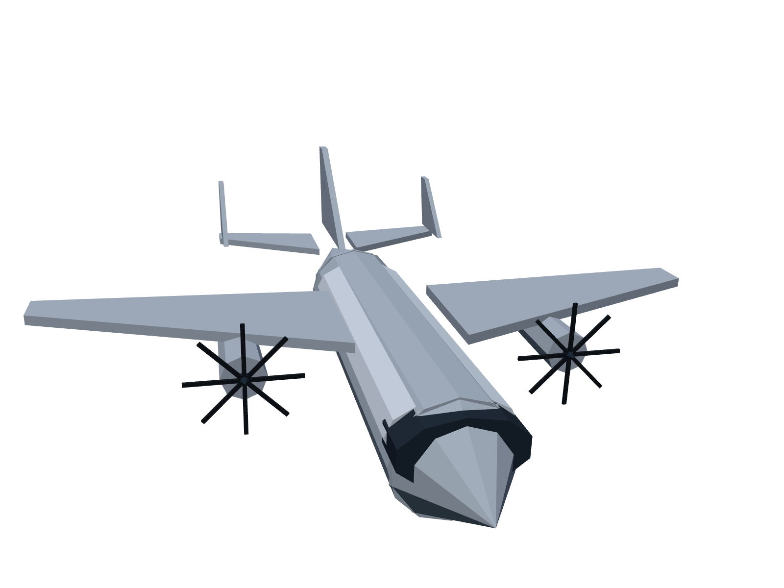 C-2A GREYHOUND printable model — view 1 of 6