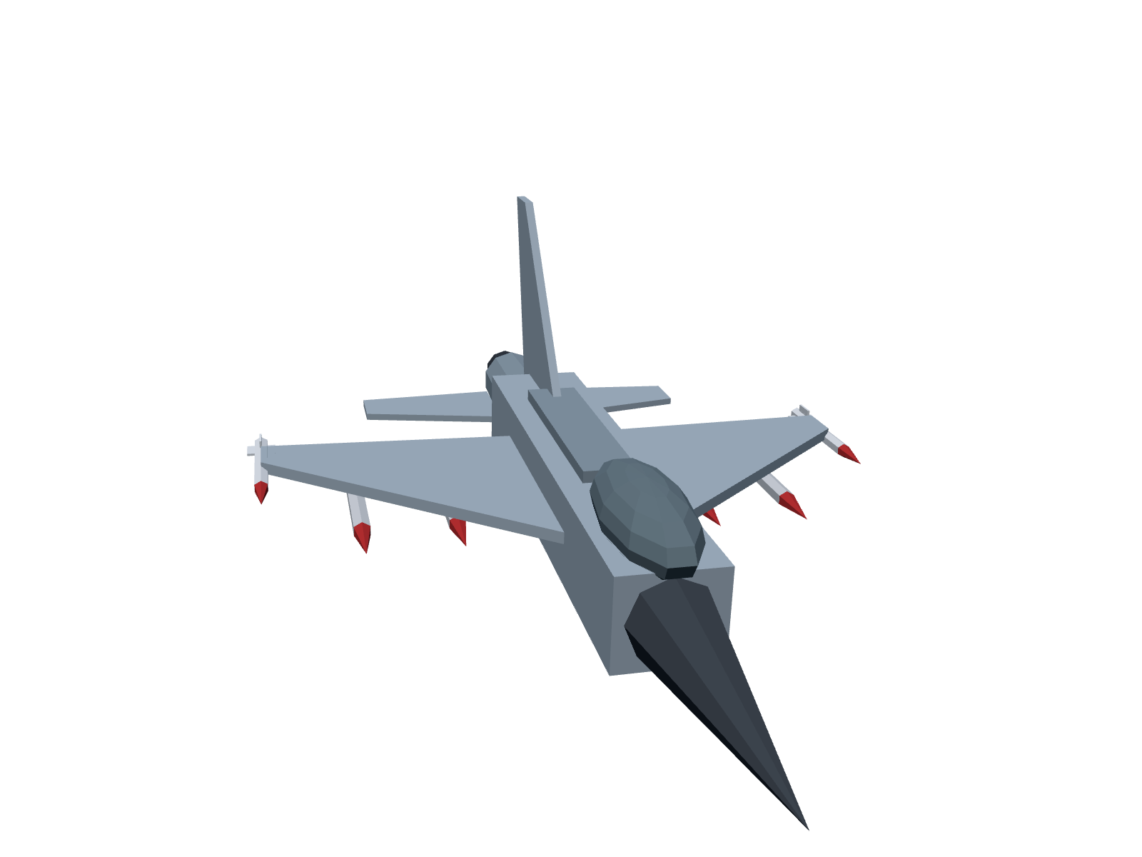 F-16 FIGHTING FALCON printable model — view 1 of 6