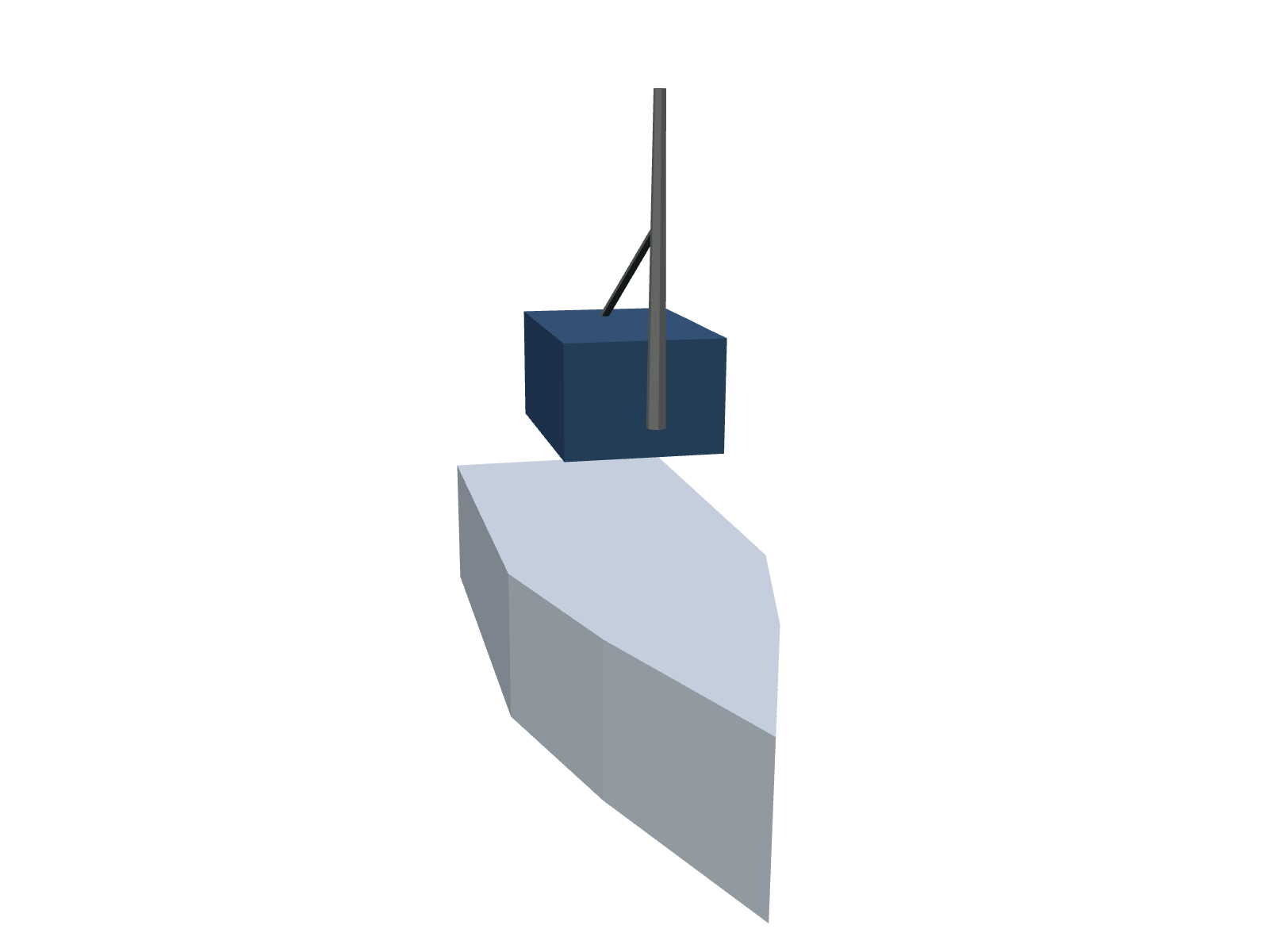 Free sample: the fishing boat STL