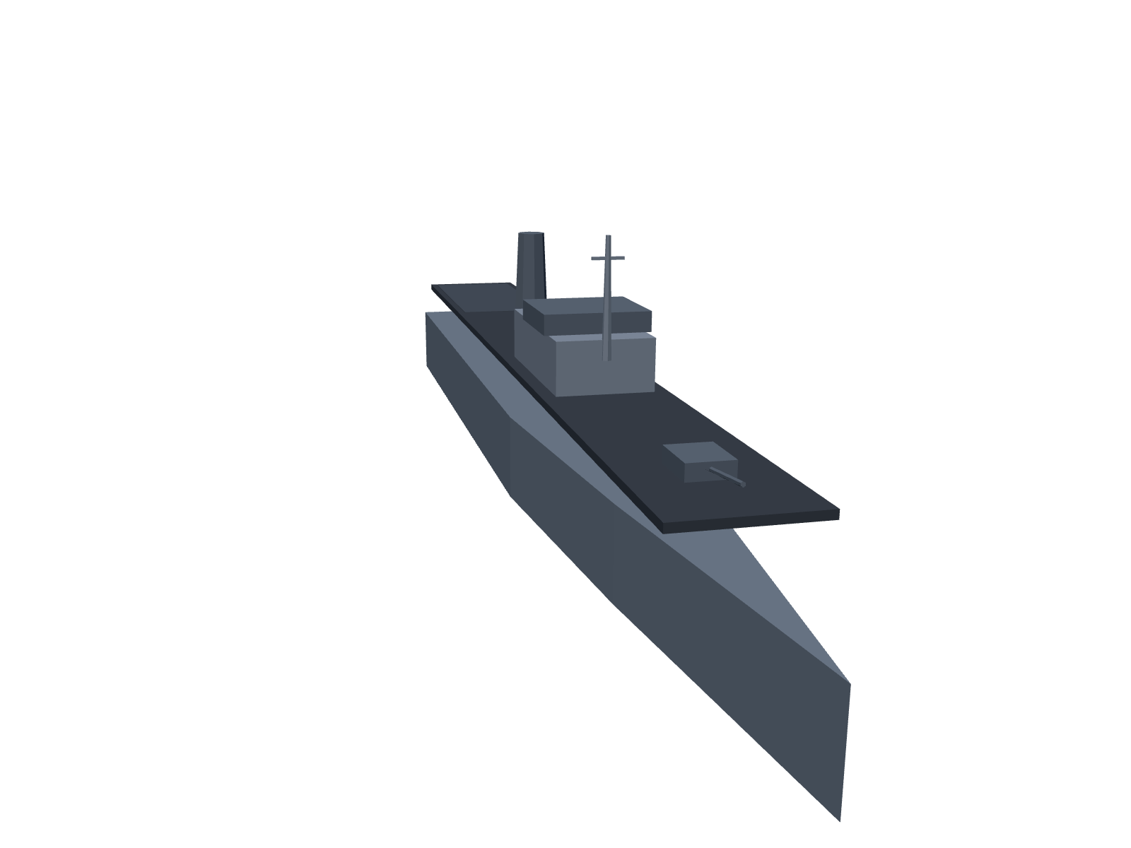 FRIGATE printable model — view 1 of 6